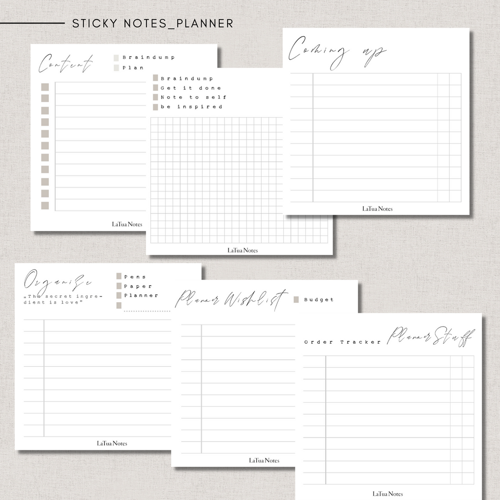 Task Planner – LaTua Notes